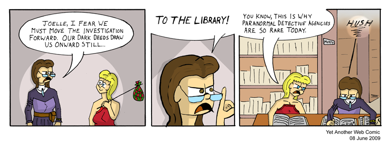 A comic. It's not that funny, you're not missing much.
